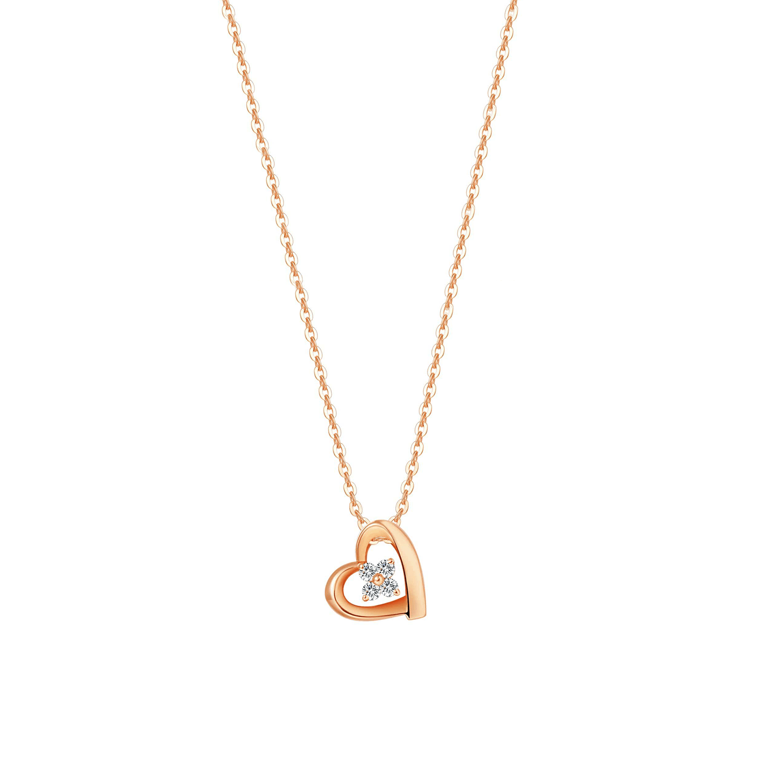9ct rose gold pendant discount