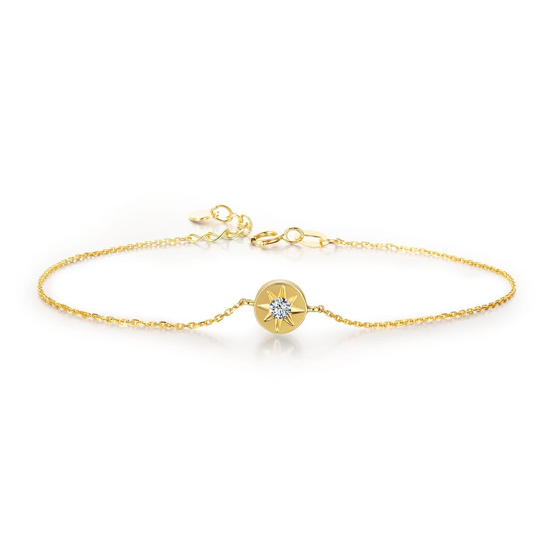 FANCIME Diamond Hope 18K Yellow Gold Bracelet Main