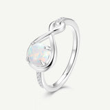 Infinite Embrace Promise Ring In Opal