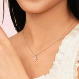 Collar con colgante FANCIME "Starlit Dream" Centelleante de plata esterlina