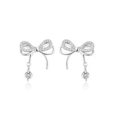 FANCIME “Dream Bow“ Butterfly Bow Sterling Silver Earrings