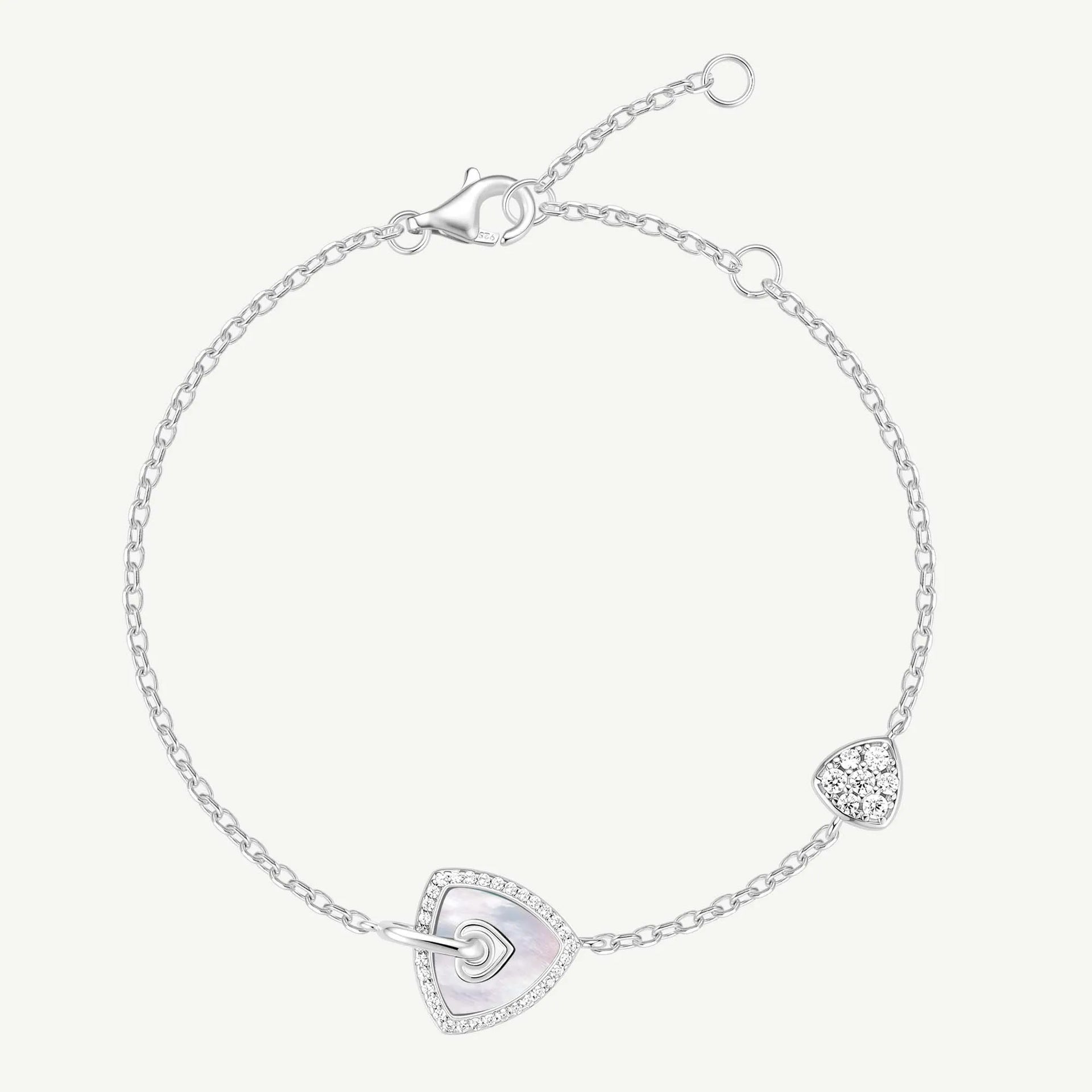 Trinity Signature Bracelet Mother Pearl