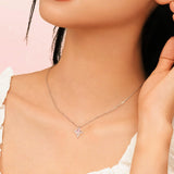 Collar con colgante FANCIME "Starlit Dream" Centelleante de plata esterlina