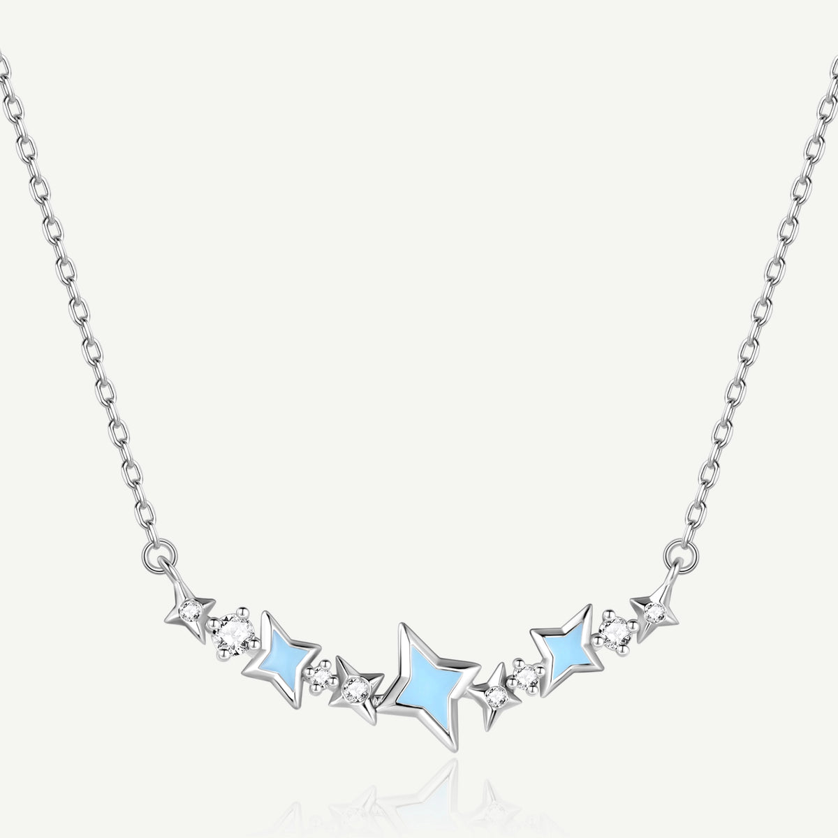 Starlit Glow Bar Necklace