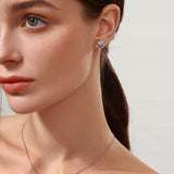 "Starlit Melody" Sterling Silver Echo Post Earrings