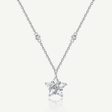 FANCIME "Ms Vega" Twinkling Star Alpha Lyrae Sterling Silver Necklace