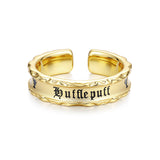 Harry Potter x FANCIME Hufflepuff House Sterling Silver Ring