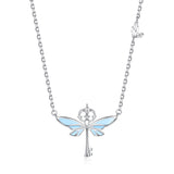 Harry Potter x FANCIME Flying Keys Sterling Silver Necklace Glow-in-the dark Design