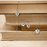 Trinity Signature Silver Bracelet in Mother of Pearl