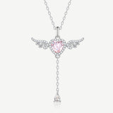 FANCIME "L'amour de l'ange" Collier en argent sterling