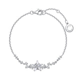 FANCIME "Vega Serenade " Twinkling Star Alpha Lyrae Sterling Silver Bracelet