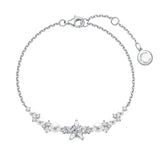 FANCIME "Vega Whisper" Twinkling Star Alpha Lyrae Sterling Silver Bracelet