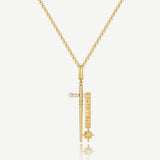 Harry Potter x FANCIME Draco Malfoy Wand Silver Charm Necklaces