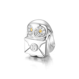 Harry Potter x FANCIME Hedwig Silver Charm Bead