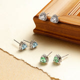 Balance Essential Silver Earrings in White CZ