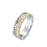 Harry Potter x FANCIME Hufflepuff House Silver Ring