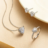 Balance Essential Silver Necklace in White CZ