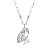 Harry Potter x FANCIME Hedwig Halskette aus Sterlingsilber