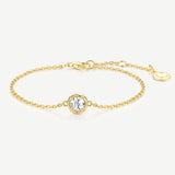 Bracelet pendentif en argent Promise Lock