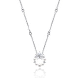 FANCIME "Vega Aureole" Twinkling Star Alpha Lyrae Sterling Silver Necklace