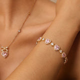 FANCIME "Ms Charming" Silver Tennis Bracelet