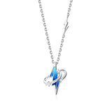 Harry Potter x FANCIME Patronus-Zeichen-Halskette aus Silber, im Dunkeln leuchtend