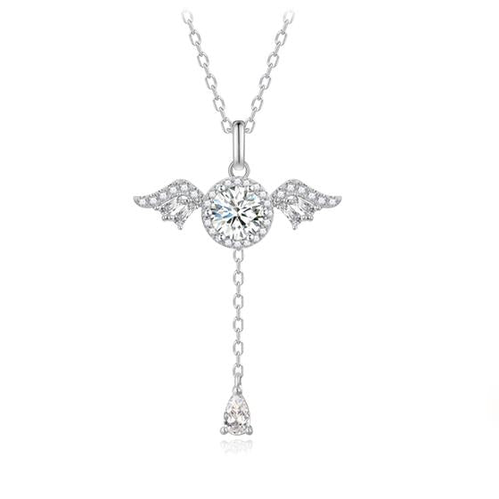 FANCIME "Angel's Love" Sterling Silver Necklace