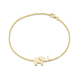 FANCIME Lucky Elephant Necklace 925 Sterling Silver High Polished Lucky Elephant Bracelet