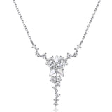 FANCIME "Vega Serenade" Twinkling Star Alpha Lyrae Sterling Silver Necklace