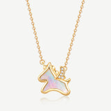 Magical Unicorn Dainty Silver Necklace