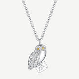 Harry Potter x FANCIME Hedwig Sterling Silver Necklace