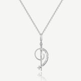 Harry Potter x FANCIME Harry Potter Wand Silver Charm Necklaces