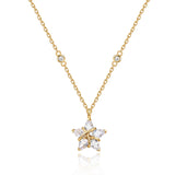 FANCIME "Ms Vega" Twinkling Star Alpha Lyrae Sterling Silver Necklace