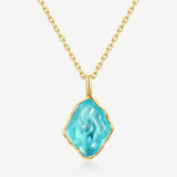 Ocean Dream Dainty Silver Necklace