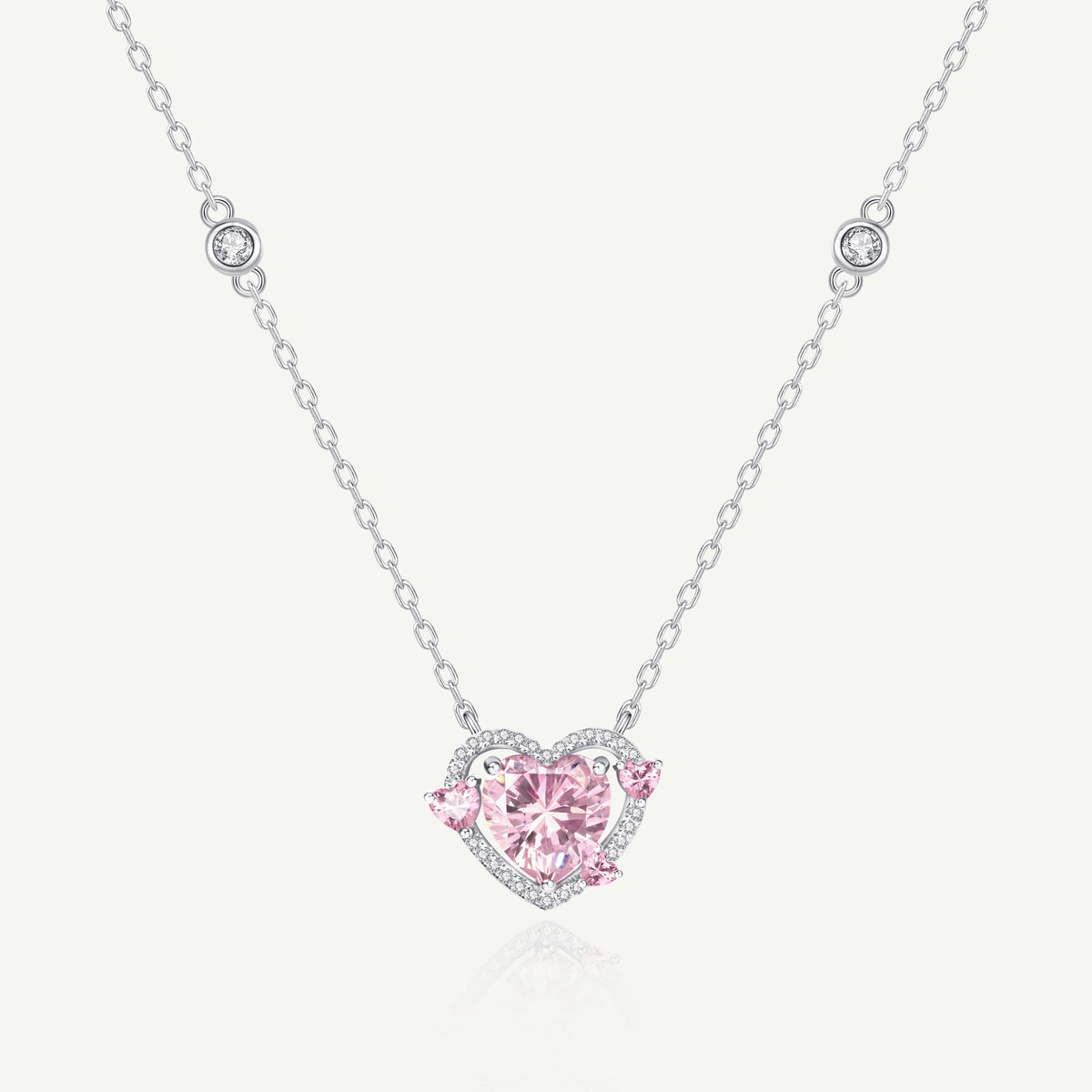Guardian Heart Silver Necklace