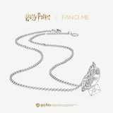 Harry Potter x FANCIME Hedwig Sterling Silver Necklace