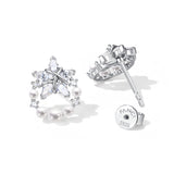 FANCIME "Vega Aureole" Twinkling Star Alpha Lyrae Sterling Silver Stud Earring