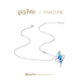 Harry Potter x FANCIME Patronus-Zeichen-Halskette aus Silber, im Dunkeln leuchtend
