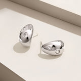 FANCIME “Sugar Bean” Sterling Silver Earrings