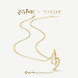 Harry Potter x FANCIME Harry Potter Wand Silver Charm Necklaces