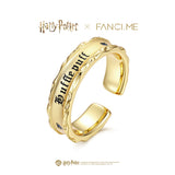 Harry Potter x FANCIME Hufflepuff House Sterling Silver Ring