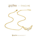 Harry Potter x FANCIME Golden Snitch Sterling Silver Necklace