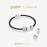 Harry Potter x FANCIME Leather Silver Bracelet