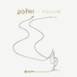 Harry Potter x FANCIME Harry Potter Wand Charm Necklaces, Silver