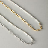 Pearl Grid Harmony Necklace