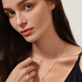 FANCIME “Urban Glint” 14K Solid Yellow Gold Necklace