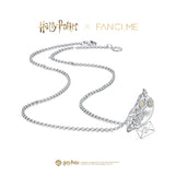 Harry Potter x FANCIME Hedwig Halskette aus Sterlingsilber