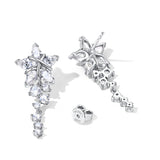 FANCIME "Vega Serenade" Twinkling Star Alpha Lyrae Sterling Silver Stud Earring