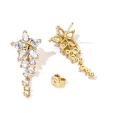 FANCIME "Vega Serenade" Twinkling Star Alpha Lyrae Sterling Silver Stud Earring