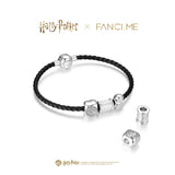 Harry Potter x FANCIME Leather Silver Bracelet
